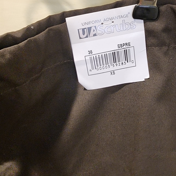 Uniforn Advantige Brown Scrub Pants Size XS NWT - Picture 5 of 11